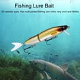 thumbnail image 4 of Tnobhg Bionic Hard Bait with Double Hooks 3D Fisheye Simulation Bass Fishing Lures 2-Jointed Swimbait Slow Sinking Lure Bait for Freshwater Saltwater Fishing Tackle, 4 of 8