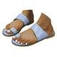 thumbnail image 2 of MKLEKYY Sandalias para Mujer, Sandalias Informales de Verano Con Punta Abierta, Lisas, Planas, Suaves y Transpirables, 2 of 4