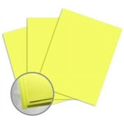 Astrobrights Lift-Off Lemon Paper - 8 1/2 x 14 in 60 lb Text Smooth 500 per Ream