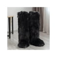 thumbnail image 2 of Women Fashion Winter Boots Personalized Fur Stylish Cozy Snow Boot Mid Length for Comfort, 2 of 10