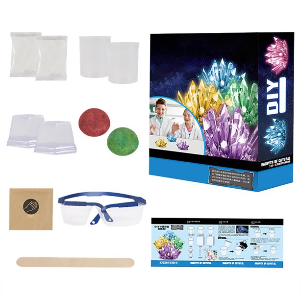 Crystal Growing Chemistry Experiment Crystal DIY Parent Child