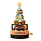 thumbnail image 1 of Farfi 1 Juego de bloques de caja de música decorativa, diseño único, sabor festivo, mecanismo de relojería, árbol de Navidad Led, bloques de construcción para regalo, 1 of 5