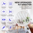 thumbnail image 6 of Fly Killer Mosquito Swatter Racket Wasp Rechargeable Bug Zapper Hands-Free Electronic Mosquito Killer Indoor Outdoor,1PCS(Gray), 6 of 7