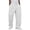 White -AZ26, variant on Nestiefly Men's Baggy Sweatpants Wide Leg Elastic Drawstring Waist Pants Casual Lounge Joggers Athletic Pants with Pockets Dark Gray L