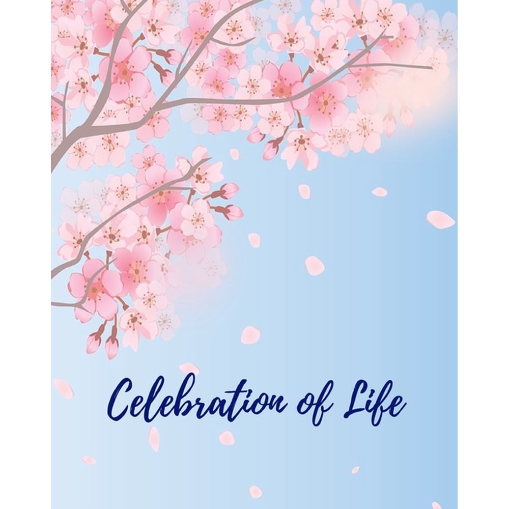 Celebration Of Life Funeral Guest Book, Memorial Guest Book