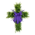 thumbnail image 1 of AMLESO Easter Cross Wreath Window Lavender and Eucalyptus Decorative Fall Wreath Easter, 1 of 8
