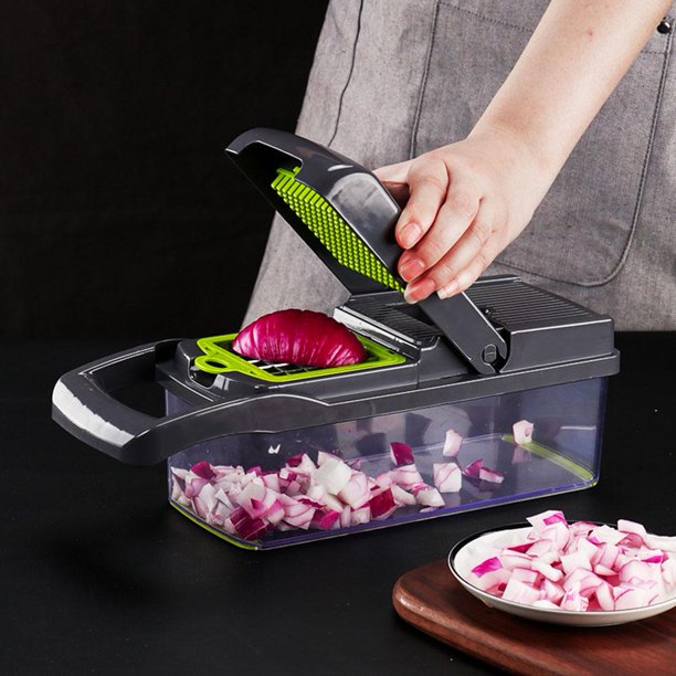 Cortador de verduras multifunciónpelador de patatas Manual con cuchillas para cortar en cubitos Ndcxsfigh Nuevos Originales