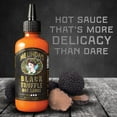thumbnail image 2 of Melinda’S Black Truffle Hot Sauce - Gourmet Truffle Hot Sauce Made With Fresh Ingredients, Italian Black Truffles, Cayenne Peppers, Garlic & Colombian Honey - Keto, No Sugar, No Carbs - 12 Oz, 2 Pack, 2 of 3