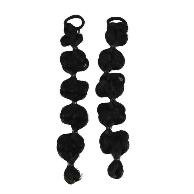 Bubble Braided Ponytails Puff Style Soft Synthetic Long Braided Ponytail Extension for Women Girls