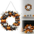 thumbnail image 2 of HUASHENG Halloween Bat Pumpkin 2D Acrylic Pendant Window Decoration Porch Hanging Decoration Props, 2 of 9