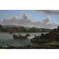 thumbnail image 2 of Jean-Joseph-Xavier Bidauld 14x11 Black Ornate Wood Framed Double Matted Museum Art Print Titled: The Departure for the Hunt (1806), 2 of 5