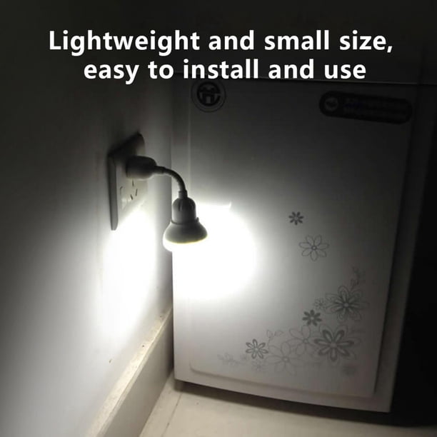 Sensor de Luz Nocturna 5W PIR Sensor de Cuerpo Humano Lámpara LED Luz Nocturna Interior Luz Blanca Cálida para el Hogar Estudio Dormitor