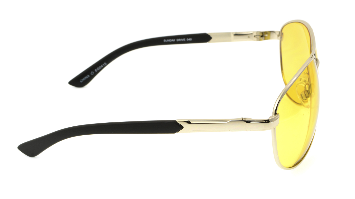Foster Grant Men's Aviator Sport Sunglasses Silver photo 3