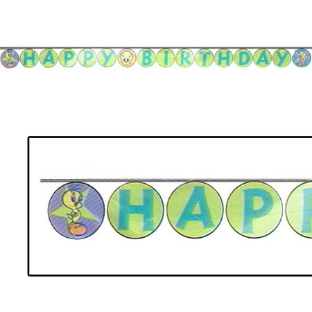 - Looney Tunes 'Tweety Superstar' Happy Birthday Banner (1ct)