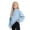 Sky Blue, variant on OOOUM Girls Loose Sweatshirt Neck Long Sleeve Solid Pullover Kids Soft Loose Casual Basic Top Sky Blue 7-8 Years