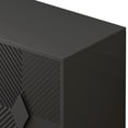 thumbnail image 3 of 31.50" Modern 2 Door Wooden Cabinet with Metal Legs Two-tier Storage in Primary Living Space Easy Assembly, 3 of 6