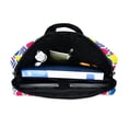 thumbnail image 5 of FORMRS 16" Laptop Bag Carrying Sleeve Case with Handle Travel Shoulder Briefcase, Red Retro Shapes, 5 of 8