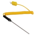 thumbnail image 1 of Capteur de Thermocouple, Capteur en Acier Résistant à la Chaleur Type K avec Poignée Isolée, Haute Précision Réponse Rapide pour Test de Température, 1 of 7