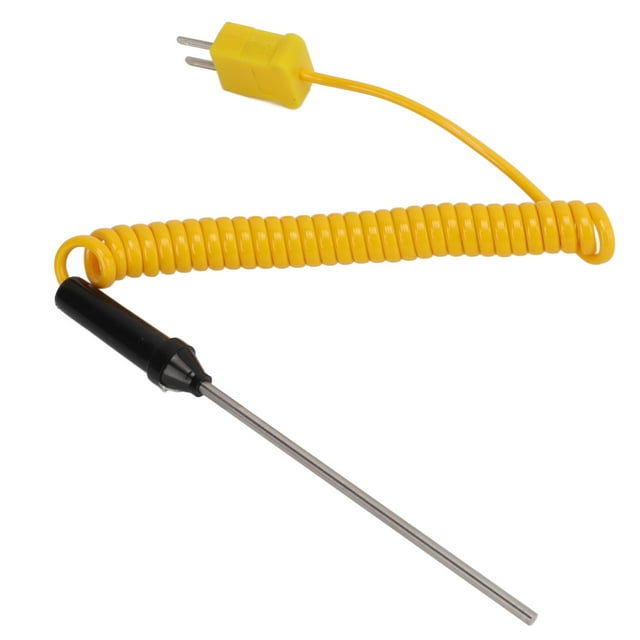 Capteur de Thermocouple, Capteur en Acier Résistant à la Chaleur Type K avec Poignée Isolée, Haute Précision Réponse Rapide pour Test de Température