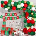 thumbnail image 2 of Globos navideños decorados con caramelos, banderines navideños redondos de látex, juego de globos para fiestas navideñas, 2 of 5