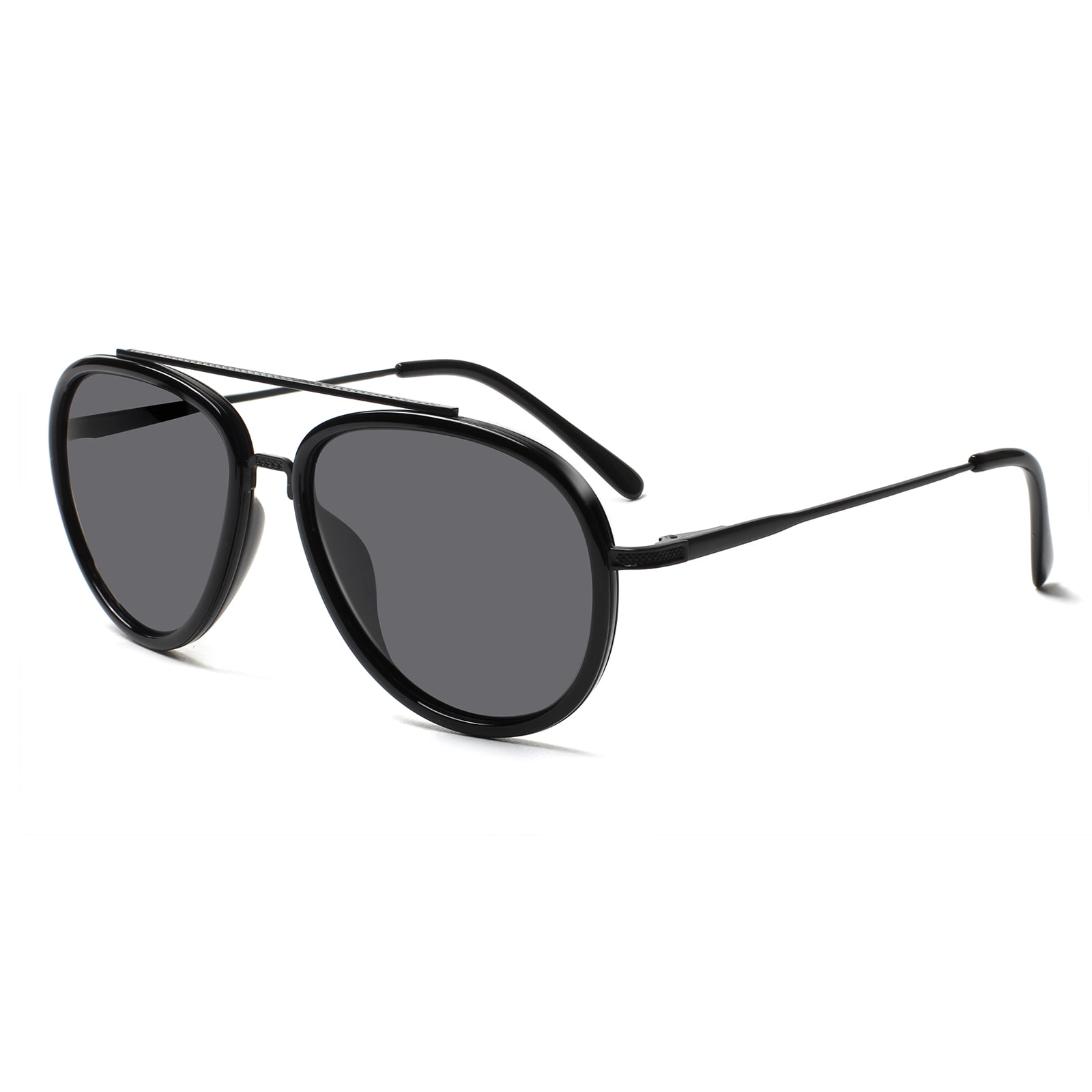 SUNVOES Classic Polarized Aviator Sunglasses for Men Women Retro Metal Frame UV ProtectionAdult