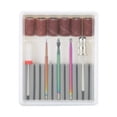 thumbnail image 1 of Brocas para uñas, Brocas para uñas Aleación de pedicura Cabezal de pulido de uñas Juegos de cabezales de pulido de uñas Meticulosamente diseñados, 1 of 8