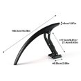 thumbnail image 2 of Guardabarros de bicicleta guardabarros de bicicleta ajustable alas de guardabarros de bicicleta accesorios de bicicleta, 2 of 8