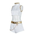 thumbnail image 5 of ZTACE kp0p Demon Costume Hunters - Huntrix Mira Zoey Rumi White Outfit Full Set, Girls Cosplay Bodysuits, Halloween Cosplay Costumes - White, 110, 5 of 9