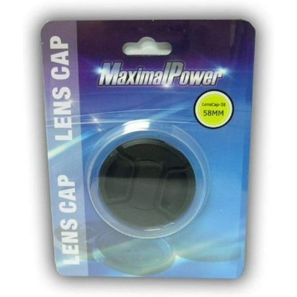 Maximal Power CA LENCAP58 Snap-On Lens Cap (Black)
