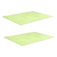 thumbnail image 1 of Matsuzay Alfombra de poliéster para dormitorio de 2 uds., alfombra rectangular para sala de estar de Color sólido, alfombrilla lavable para Decoración del hogar Verde claro, 1 of 6