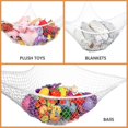 thumbnail image 2 of LLC Large White Corner Net Hanging Toy Hammock for Stuffed Animals Jumbo, 2 of 4