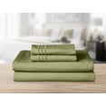 thumbnail image 3 of Elegant Comfort 1500 Series 4-Piece Smart Sheet Set with Side Storage Pockets, Twin, Sage Green, 3 of 5