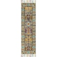 thumbnail image 2 of SAFAVIEH Blossom Hamilton Floral Wool Runner Rug, Grey/Multi, 2'3" x 6', 2 of 9