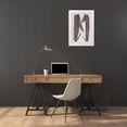 thumbnail image 3 of Lowe 11x14 White Modern Wood Framed Museum Art Print Titled - Custom Fern Family III, 3 of 4