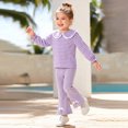 thumbnail image 6 of OJSFQUFP Baby Girl Clothes Long Sleeve Shirt Top Ruffle Flared Pants Set Spring Fall Winter Toddler Girls Outfits (1-7Y), 6 of 9