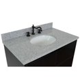 thumbnail image 3 of Bellaterra Home 37" Single vanity in Cappuccino finish top with Gray granite and oval sink, 3 of 8
