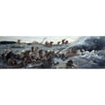 thumbnail image 2 of Tissot, James Jacques 24x10 Black Modern Framed Museum Art Print Titled - Egyptians Are Destroyed, 2 of 4