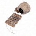 thumbnail image 2 of Coconut bird house with ladder for durability, 2 of 5