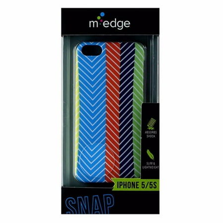 - M-Edge Snap Case for Apple iPhone 5/5S - Color Stripes