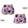 thumbnail image 5 of Fotbe Cute Halloween Seamless Shorts, Womens Workout Shorts High Waist Stretch Booty Short for Gym/Yoga/Running/Biking-Medium, 5 of 9