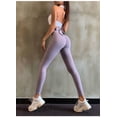 thumbnail image 5 of Bow Yoga Pants, Scrunch Leggings, Gym Workout, Running for Women High Waisted Sexy Tummy Control Lifting, 5 of 7