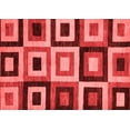 thumbnail image 1 of Ahgly Company Machine Washable Indoor Rectangle Abstract Red Modern Area Rugs, 3' x 5', 1 of 4