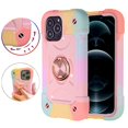 thumbnail image 2 of Funda de teléfono a prueba de golpes Compatible con armadura, cubierta de anillo ajustable militar resistente para iPhone 13, 12, 11 Pro Max, XS, XR Max, 14Pro MAX Fivean unisex, 2 of 2