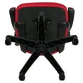 thumbnail image 5 of Flash Furniture High Back Red Mesh Ergonomic Swivel Office Chair with Black Frame and Flip-up Arms, 5 of 15