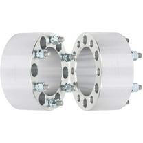 SCITOO 2X 6x5.5 12x1.5 108mm 3" Wheel Spacers 6x139.7 Silver fits for 2004-2012 for Canyon Wheel Spacers 1979-1982 for D50 Wheel Spacers