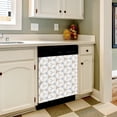 thumbnail image 3 of Optical Illusion Mandala Dishwasher Magnet Cover Decorative Sticker for Home Cabinet Kitchen 23" x26", 3 of 5