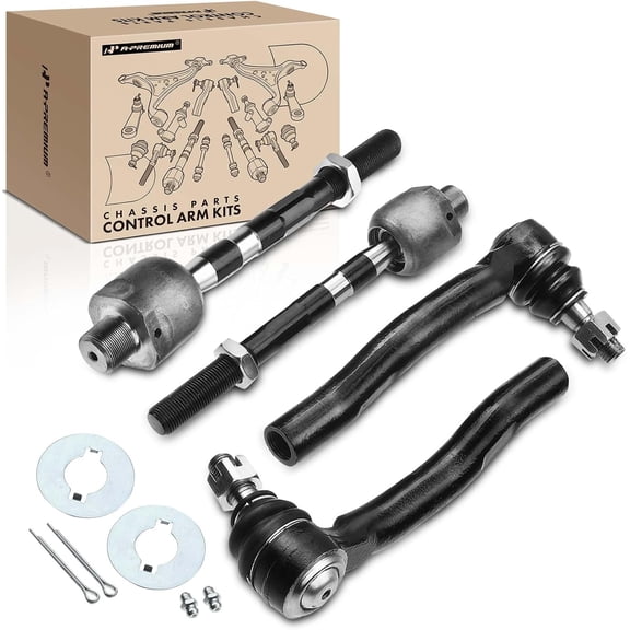 A-Premium 4Pcs Inner Outer Tie Rod End Kit Compatible with Nissan Frontier 2005-2019 Pathfinder 2005-2012 Xterra 2005-2015