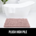 thumbnail image 6 of Bath Rug 30x20, Thick Soft Absorbent Chenille, Rubber Backing Quick Dry Microfiber Mats, Machine Washable Rugs for Shower Floor, Bathroom Runner Bathmat Accessories Decor, Dusty Rose, 6 of 6