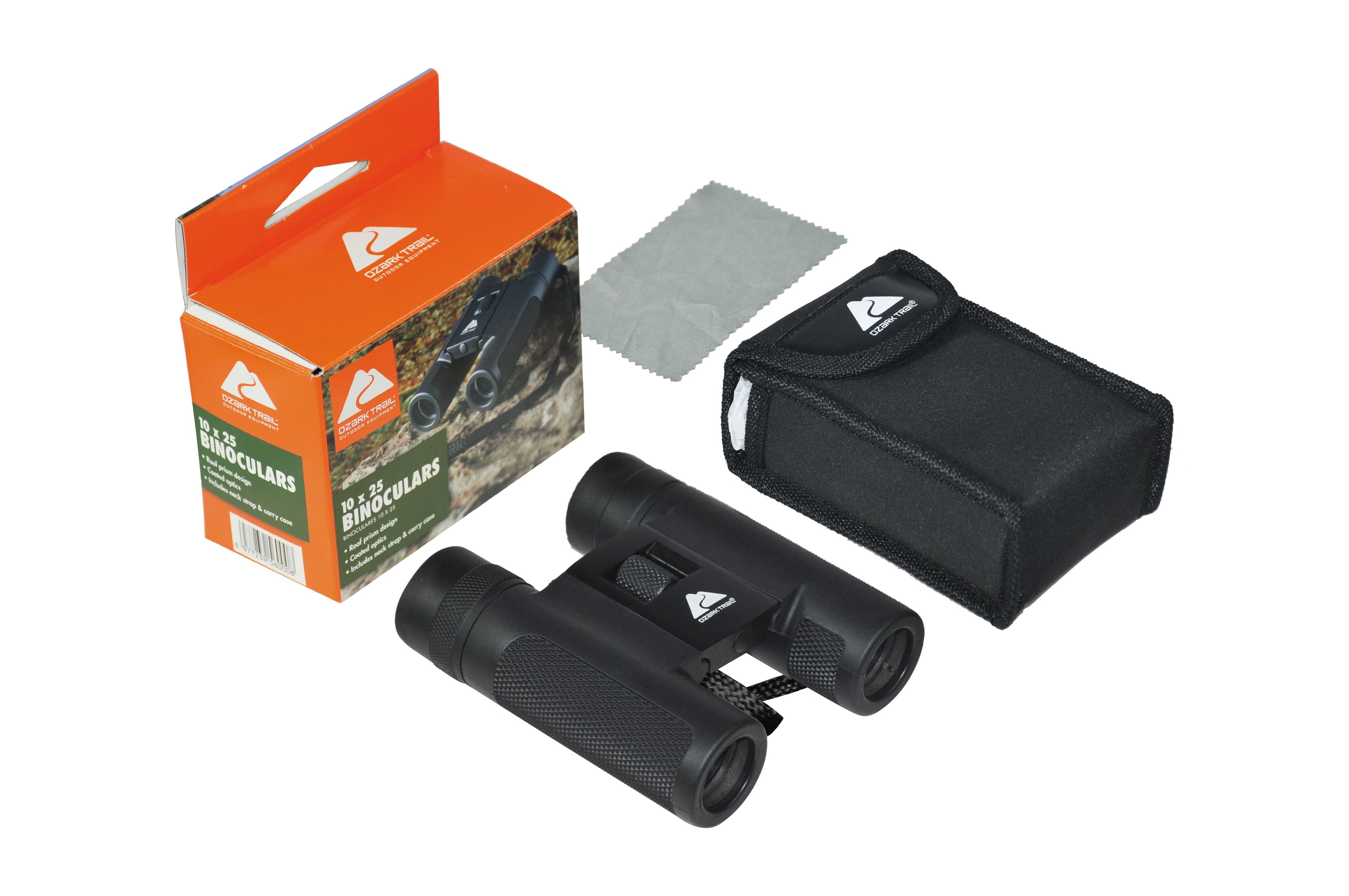 Ozark Trail 10X25 Pocket Binoculars for Kids and Adults, Bird Watching, Theater and Concerts, Hunting and outdoor sports
