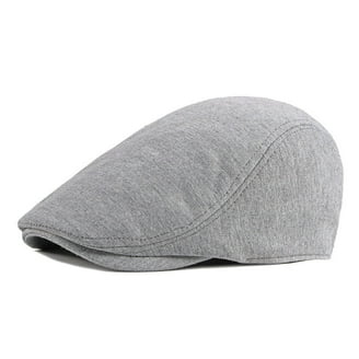 D-GROEE Flat Cap, Cotton Newsboy Caps for Men Classic Ivy Cap